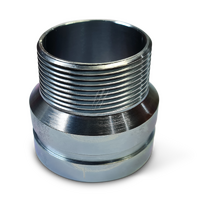 Roll Groove reducing nipple NPT 80mm (3") Groove to 65mm(2.5") NPT Male