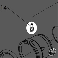 BRACKET - PUSH ROD (NITRO HD) 7000-EHD Nozzle #18541007