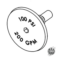 7000-EHD NOZZLE STEM FOR THE NIRTO. 200GPM #65549007