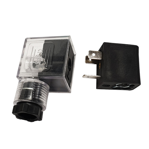 12VDC - Solenoid Valve Coil and DIN connector