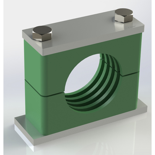 Heavy Duty Pipe Clamp, Weld On