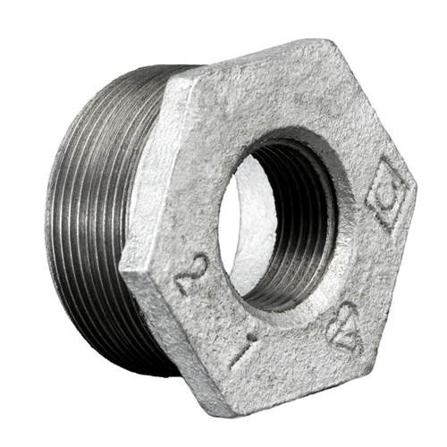 Galvanised Malleable Hexagon Bush