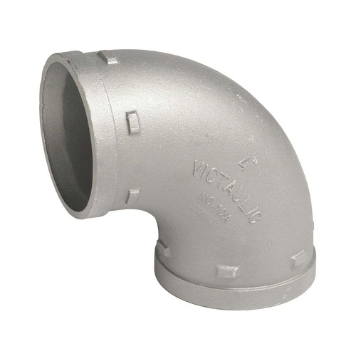 Roll Grooved Elbow 90D Galvanised