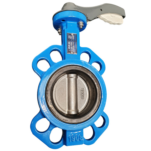 CAST IRON MANUAL BUTTERFLY VALVE WITH 304 STAINLESS STEEL DISC - 16BAR