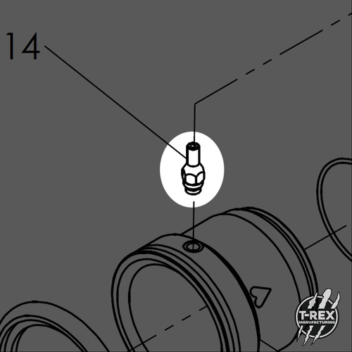 BRACKET - PUSH ROD (NITRO HD) 7000-EHD Nozzle #18541007